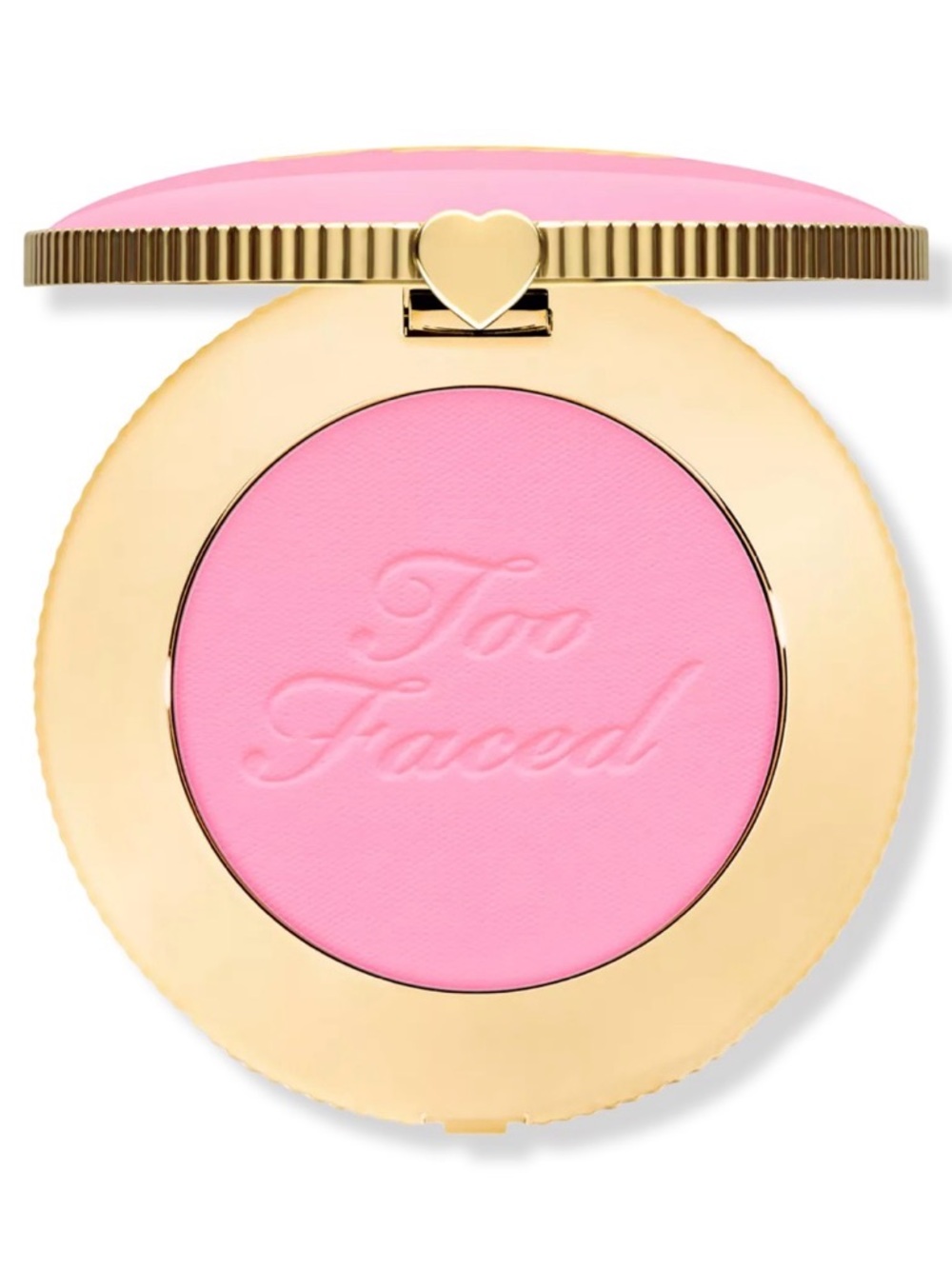Too Faced Pink Powder Blush in “Candy Clouds”